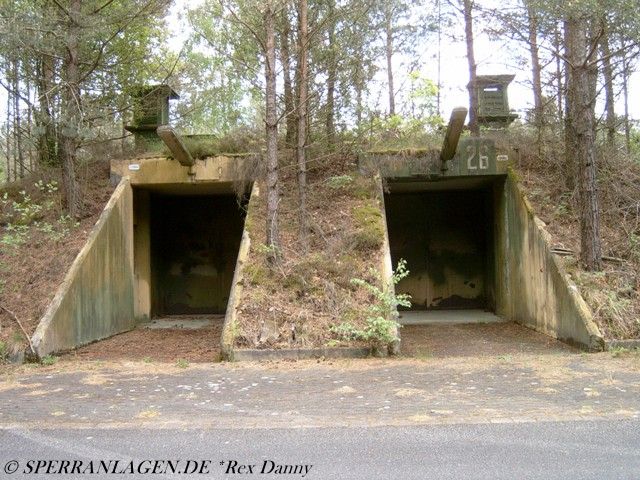 Munitionslagerhaus in einer Standortmunitionsniederlage