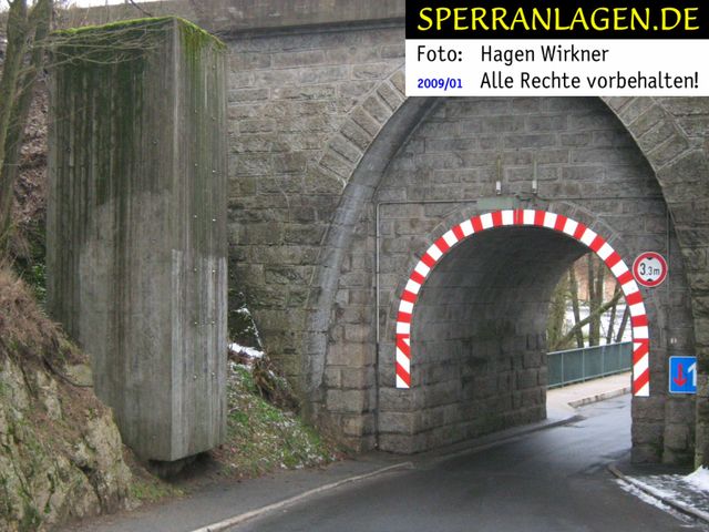 Fallkörpersperre in Windischeschenbach