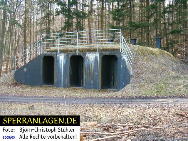 Sperrmittelhaus mit 3 Kammern in Hessen