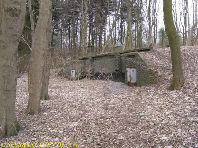 Sperrmittelhaus (ehem. Munitionsbunker einer Flak-Batterie) in Gut Hemmelmark
