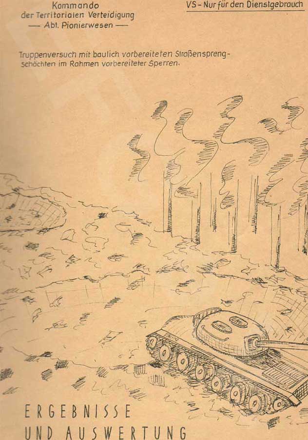 Ergebnis Trichtersprengung (Zeichnung)